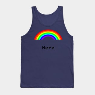 Here Rainbow Tank Top